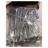 Moxweyeni 100 Pcs Heavy Duty Slatwall Panel Hooks Hanging Metal Slat Wall Hanging Hooks Silver Slat Wall Hanger Commercial Grade Slatwall Pegs Accessories for Shop Retail Display(10 Inch) - Retail: $3