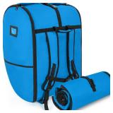 WELIDAY Padded Car Seat Travel Bag Compatible with Doona, Infant Car Seat Travel Bag, Foldable Car Seat Stroller Gate Check Bag for Airplane (Blue) - Retail: $36