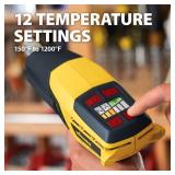 Wagner Spraytech 0503063 FURNO 500 Variable Temp Heat Gun, 2 Nozzles & 12 Temperature Settings Ranging 150°F-1200°F, Electric Heat Gun for Paint Removal, Bending PVC, Crafts and More (Missing Cord) 