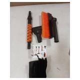 Dlielro 31.5" Ice Scrapers for Car Windshield and Extendable Snow Brush for Car with Foam Grip,360° Pivoting Brush Head for Car Truck SUV Home Winter Snow Removal - Retail: $20