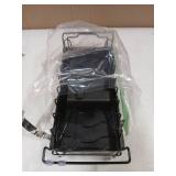 masadi Small Dish Drying Rack - Expandable Sink Dish Drying Rack Over Sinks with Drying Tray, Dish Drainer for Kitchen Counter with Adjustable Cutlery Holder, Space-Saving for Small Kitchens, Black - 