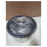 6.5L Dog Water Bowl No Spill 1.6 Gallon Stainless Steel Water Bowl for Dogs 220oz Large Capacity No Splash Slow Drinking Feeder with Anti-Slip Mat for Messy Drinkers - Retail: $37