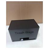 STWWO Extra Large Trash Bag Holder Dispenser, Metal Garbage Bag Dispenser Roll Holder,Trash Storage Organizer for Kitchen Laundry Room Under Sink, Wall Mounted or Freestanding, Black - Retail: $30