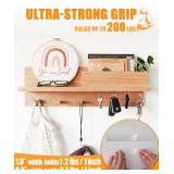 Extra Strong Double Sided Tape Heavy Duty (2 Rolls, Total 20 FT), Clear Removable Two Sided Nano Tape Adhesive, Double Stick Mounting Tape for Poster, Rug, Picture Hanging Strips, Office & Outdoor - R