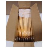 ZOBER High-Grade Wooden Hangers - Heavy Duty, Non Slip Wood Hangers for Coats, Jackets, Suits, & Pants - Clothes Hangers for Closet W/Bar and Notches 20 Pack - Retail: $30