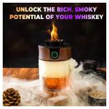 Electric Whiskey Smoker Kit with Torch, Valentine