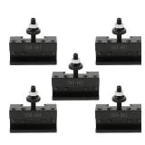 Thomletha 5Pcs Turning Tool Holder 250-001 Quick Change Tool Post Set Tool Post OXA Fit for Lathe Machine - Retail: $39