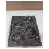 Gusto Nostro Crystal Wine Glasses Set of 4, 22 Oz Long Stem Modern Wine Glasses for White and Red Wine, Dishwasher Safe, Fancy, Elegant, Large and Tall Wine Glass for Wedding Christmas Anniversary - R