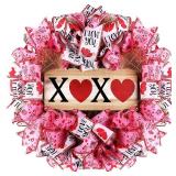 Daifunli Valentine Wreaths 16 Inch Valentine