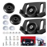 KINTLE 490-241-0038 Universal Rolling Skid Shoes Compatible with MTD/Crafstman Two & Three Stage Snow Blower, Fits for 31AH64EG700, 31AH64FG700, 31AH64FG795 and More, Black - Retail: $18