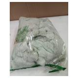 Cozy Bliss Faux Fur Throw Blanket for Couch, Cozy Warm Plush Striped Blanket for Sofa Bedroom Living Room, 60 * 80 Inches Sage Green - Retail: $70