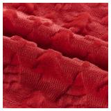 FUTEI Christmas Tree Pillow Covers 18x18 Set of 2, Red Xmas Decorations Soft Fluffy Winter Lumbar Pillow Covers for Couch Sofa Bedroom Holiday Festivals Home Decor - Retail: $22
