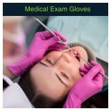 Fuchsia Hot Pink Nitrile Disposable Gloves - 50 Count - 3 Mil Nitrile Gloves Medium - Powder and Latex Free Rubber Gloves - Surgical Medical Exam Gloves - Food Safe Cooking Gloves - Retail: $6