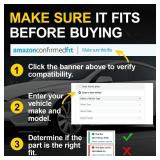 ALADICHE Front Rear Brake Pads Compatible with 2008-2013 Volvo C30,for 2006-2013 C70,for 2006-2011 Volvo S40/V50,for 2007-2010 2012-2015 Mazda 5,for 2006-2013 Mazda 3,for 2012-2015 Ford Focus - Retail