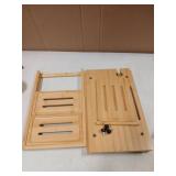 Premium Bamboo Bathtub Tray Caddy - Bath Tub Tray Table for Bathtub - Bath Caddy Tray for Bathtub, Expandable Size, Fits Most Bath Tubs - Retail: $22