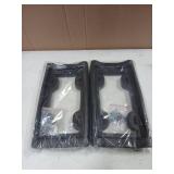 AR-PRO Ultimate License Plate Bumper Guard Screws Included - 2.3" Thick Rubber License Plate Mount Protects Bumper from Scratches and Dents - Universal Fit for Cars, Trucks, SUVs, and Vans - Retail: $