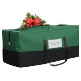 Christmas Tree Storage Bag,Fits Up 8 Ft Tall Artificial Trees,600D Oxford Material,Heavy Duty Tree Bag,Dampproof Storage Bag with Durable Reinforced Handles & Dual Zipper&Transparent Pocket - Retail: 