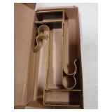 SPSHENG Gold Stocking Holdears for Mantle Set of 4, Christmas Stocking Holders, Stocking Hangers Hooks for Mantle for Christmas Ornaments for Counter Tables, Fireplace Mantle Decoration - Retail: $10