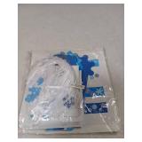 3sscha 40 Packs Snowflake Bookmarks Craft Kit for Kids - DIY Winter Christmas Art Crafts Make Your Own Snow Flakes Sticker Decor Set Handmade Artwork Project School Home Holiday Activity Party Favor