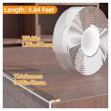 Clear Edge Protector Strip Sharp Edge Wrap Cover Tape,1.18 in x 9.84 FT,Self Adhesive Protective Bumper Guards for Cabinet Door Desk Glass Table Bed Furniture, Kitchen Countertop, Waterproof - Retail:
