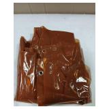 AmazerBath Premium EVA Shower Curtain Amber, Luxury Clear Brown Jelly-Like Soft Waterproof Shower Curtain with 3 Weighted Stones and 12 Grommets, Recyclable Packaging - Retail: $14