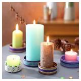 Silicone Candle Molds for Candle Making, 4In and 3.5In and 2.5In and 2In Cylinder Mould Epoxy Resin Casting for Candlestick Make - Retail: $10