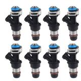 JDMON Fuel Injectors Compatible with Chevy Silverado 1500 2500 3500 Tahoe Express GMC Sierra 1500 2500 3500 Yukon Savana 4.8L 5.3L 6.0L 2001-2006 Replace 17113553 FJ315 17113698 8pcs - Retail: $60