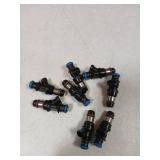 JDMON Fuel Injectors Compatible with Chevy Silverado 1500 2500 3500 Tahoe Express GMC Sierra 1500 2500 3500 Yukon Savana 4.8L 5.3L 6.0L 2001-2006 Replace 17113553 FJ315 17113698 8pcs - Retail: $60