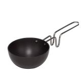 Hard Anodized Aluminium Mini Fry Pan, Dal Tadka Pan Black - Retail: $14