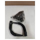 Sylvil 2-Piece Wide Mouth Oil Funnel with Flexible Extension, Auto Nozzle Hose Funnel with Handle and Removable Mesh Screen Filter, for Water, Gas, Coolant, Transmission, Engine Oil, Car Accessories -