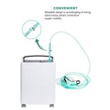 Oxygen Tubing Swivel Connectors, 360-Degree Rotation, Cannula, Hose, Tube Connectors, Oxygen Line Splitter,Standard Size - Male/Female 9-Pack - Retail: $13