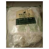 PAVILIA White Knit Throw Blanket for Couch Bed, Soft Knitted Farmhouse Sofa Throw for Living Room, Lightweight Decorative Summer Throw Blanket for Chair, Outdoor Textured Boho Blanket, 50x60 - Retail: