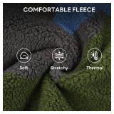 PUMYPOREITY Winter Warm Cat Sweater - Super Soft & Elastic Knit with Plush Fleece, Easy-On Design with Ribbed Neck & Cuffs, Stretchy Cat Outfit for Indoor/Outdoor Use,Green, S - Retail: $10