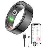 Vital Health Smart Ring for Women Black Vital Health Ring Smart Rings for Men with Fitness Tracking, Sleep Monitor, Activity Tracking, App (Size 8) - Retail: $27
