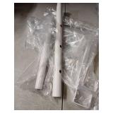 HOLDN STORAGE Over The Door Hanger - Door Rack Hangers for Clothes - Space Saving Designed for Bedroom & Bathroom - Ideal for Clothes & Towels - Drying Rack, White - Retail: $26
