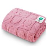 Luciphia Small Dog Blanket Washable Pet Bed Cover Soft Fluffy Puppy Blanket with Premium Fleece 300GSM Cozy Calming Cat Blankets for Indoor Cats Pink 30x20 inch - Retail: $9