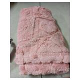 Luciphia Small Dog Blanket Washable Pet Bed Cover Soft Fluffy Puppy Blanket with Premium Fleece 300GSM Cozy Calming Cat Blankets for Indoor Cats Pink 30x20 inch - Retail: $9