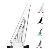 Stained Glass vase, Decorative Glass vase for Home decor (Transparent) - Retail: $21