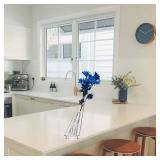 Stained Glass vase, Decorative Glass vase for Home decor (Transparent) - Retail: $21