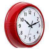 Bernhard Products Retro Wall Clock 12 Inch Red Kitchen 50