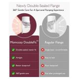 Momcozy Breast Pump S12 Pro Hands-Free, Wearable & Wireless Pump with Soft Double-Sealed Flange, 3 Modes & 9 Levels Double Electric Pump Portable, Smart Display, 24mm, 1 Pack, White - Retail: $60