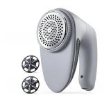 Bymore Fabric Shaver & Lint Shaver for Clothes and Furniture, Heavy Duty Sweater Shaver Lint Remover with Large 65mm Shaving Head, 6-Leaf Blades, Extra Replacement Blades for Couch, Sofa & Upholstery