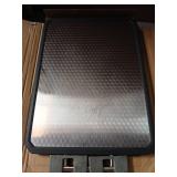 304 Stainless Steel Cutting Board,Double Sided Chopping Board for Kitchen,Scratch Resistant Mesh Design,Anti-Slip Silicone Edges(White,16"*12") - Retail: $11