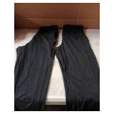 Happy.angel 2 Pack Maternity Leggings with Pockets Over the Belly, Womens Black Workout Yoga Pregnancy Pants Black X-Large - Retail: $17