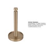 Ivilon Countertop Paper Towel Stand - Steady and Easy Tear - Fits All Paper Towel Rolls - Warm Gold - Retail: $25
