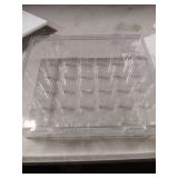 New brothread Tall and Clear Storage Box/Organizer for Holding 30 Spools Home Embroidery & Cotton Thread Spool Compatible with Tall Thread Spool from Isacord/Floriani/Madeira/Glide/RA/ConnectingThread