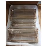 EHWINE 12 Pack Acrylic Sign Holder 8.5 x 11, Double Sided Gold Picture Frame Stand up Table Top Sign Holders, Clear Display Stand Menu Flyer Holder for Wedding Party (Provide Non-slip Mats) - Retail: 