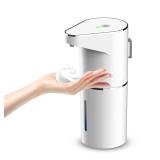 Automatic Soap Dispenser Touchless Foaming Soap Dispenser 350ml USB Rechargeable Dispenser Electric Wall Mounted 3 Levels Adjustable for Bathroom Kitchen Dish Soap Pre-owned Needs Cleaned - Retail: $1