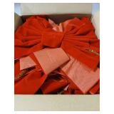 Roberly Large Red Christmas Bows, Velvet Bows for Christmas Tree