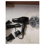 VAGARY Professional Salon 2200W Blower Dryer with Diffuser Concentrator Nozzles,Negative Ionic Blow Dryer,Low Noise Hair Dryers,2 Speeds and 2 Heat Settings 1 Cool Shot Button - Retail: $35